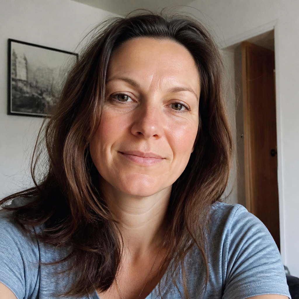 AI-generated fictional portrait